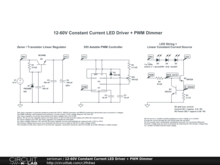 12-60V Constant Current LED Driver + PWM Dimmer