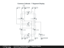 Common Cathode - 7 Segment Display