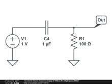 Copy of Mikes RC High-pass filter