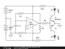 Oscilador - Generador de pulsos con AO