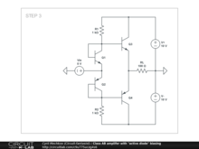 Class AB amplifier with "active diode" biasing