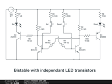 Bistable with LED