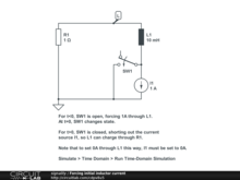 Forcing initial inductor current