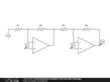Instrumentation Amplifier (Two Op Amp Topology)