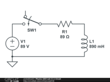 Physics 1E03 Lab 4 2.1 Circuit