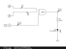 Led seatbelt circuit