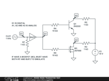 MIXED MODE TRANSISTOR TEST