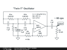 "Twin-T" Oscillator