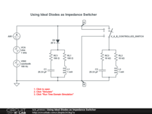 Using Ideal Diodes as Impedance Switcher
