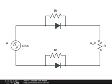circuito com díodosA