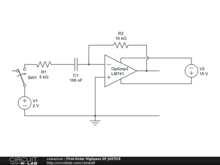 First-Order Highpass OF JUSTICE