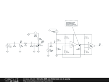 Circuito EAR con histeresis con 1 opamp