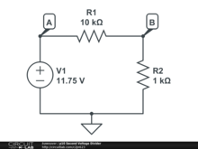 p10 Second Voltage Divider
