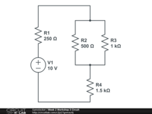 Week 2 Workshop 3 Circuit