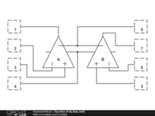 Top View of Op Amp 1458