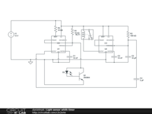 Light sensor with timer