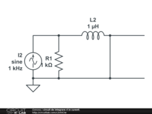 circuit de integrare rl in curent\