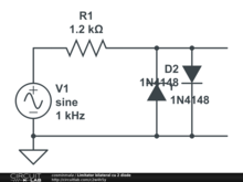 Limitator bilateral cu 2 diode