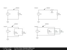 Exercise 2: Ohm’s Law