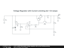 voltage regulator with current limiting