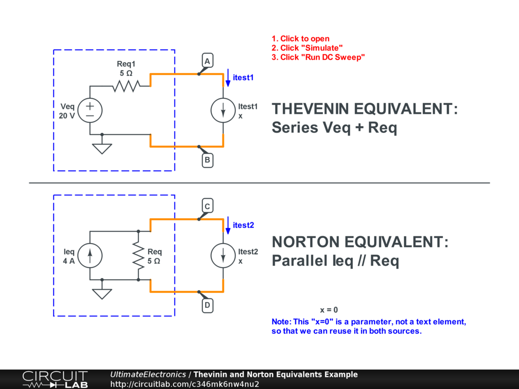 Thevinin and Norton Equivalents Example