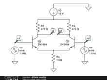 diffretial amplifier