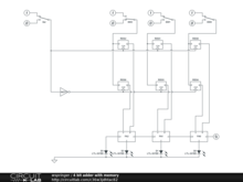 4 bit adder with memory