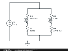 WHEATSTONE BRIDGE CIRCUIT