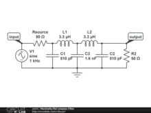 Maximally-flat Lowpass Filter