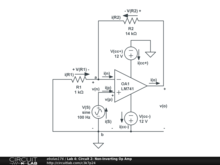 Lab 4: Circuit 2: Non-Inverting Op Amp