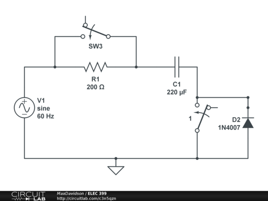 ELEC 399 - CircuitLab