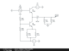 Design 2: Power Amplifier
