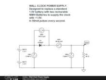 Wall Clock Power Supply