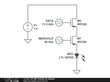 IR LED control no resistor