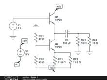 Design 2: Power amplifier