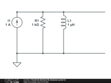 Circuit de derivare RL tensiune-curent 2)