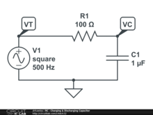 RC - Charging & Discharging Capacitor
