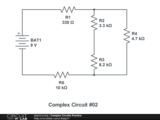 Complex Circuits Worksheet