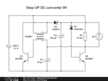 Stepup DC Converter 9V