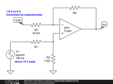subtracting amplifier for lab