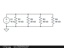 Total Resistance Circuit