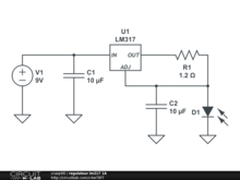 regulateur lm317 1A