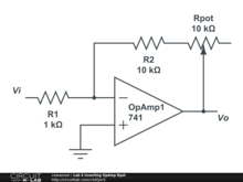 Lab 4 Inverting OpAmp Rpot