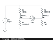 Lab 2 Bridge Circuit