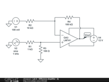 Lab 6 - Difference Amplifier - SJ