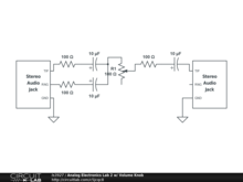 Analog Electronics Lab 2 w/ Volume Knob