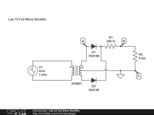 Lab 12 Full Wave Rectifier
