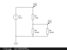 Spannungsteiler