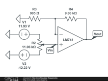 Non inverting Low frequencies