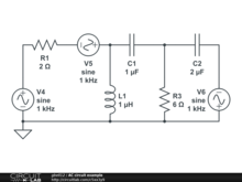 AC circuit example